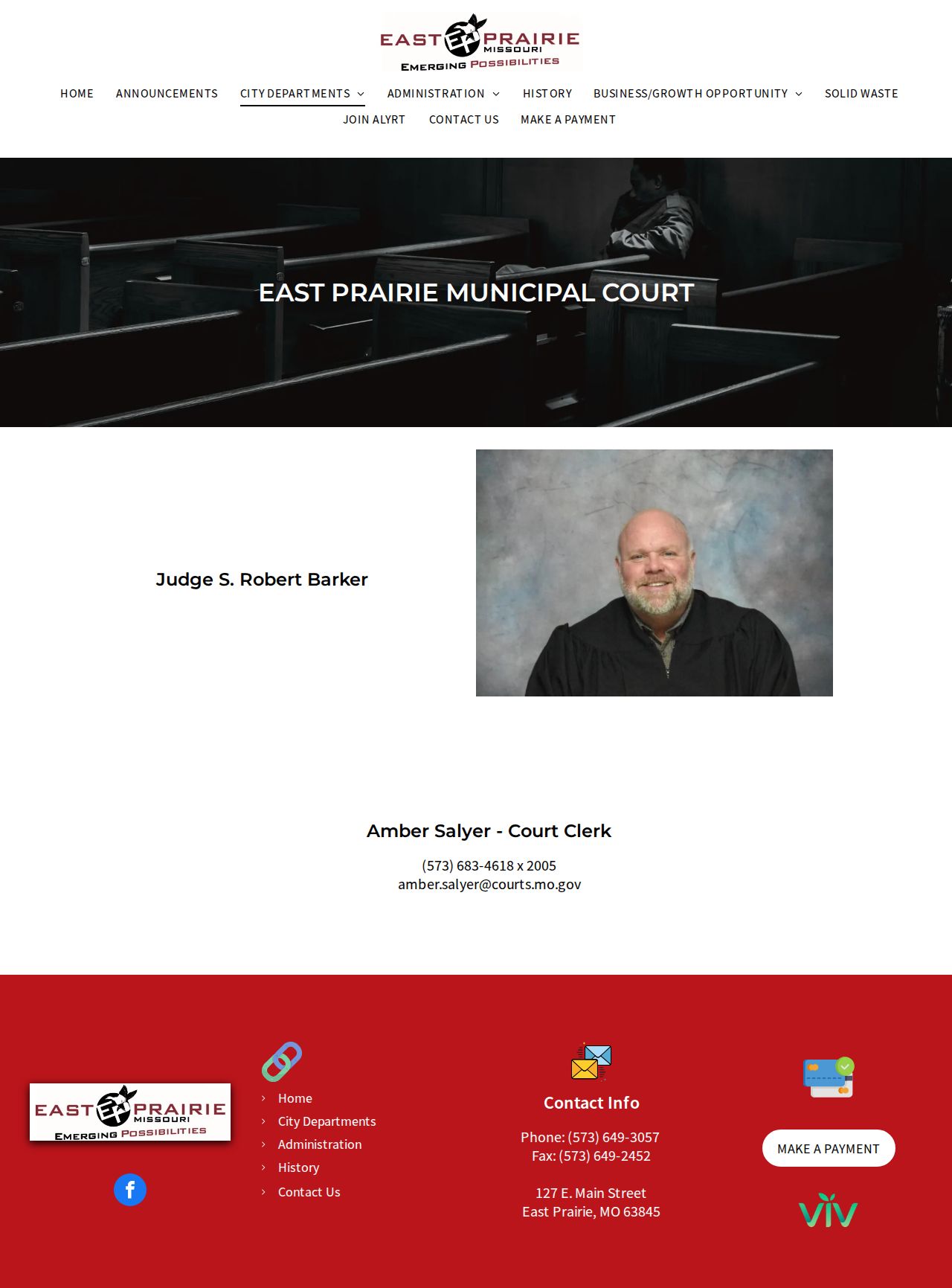 Mississippi County traffic court records reference showing East Prairie municipal court contacts