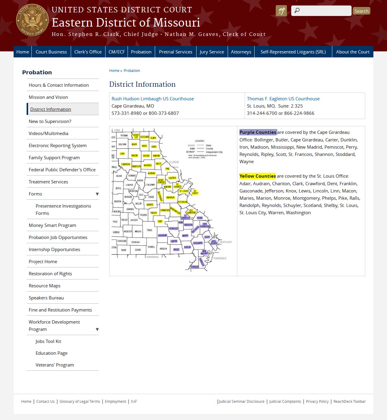 Mississippi County court docket federal Southeastern Division reference